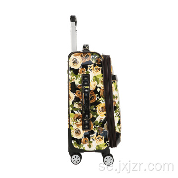 Tryckt Carry On Spinner Bagage